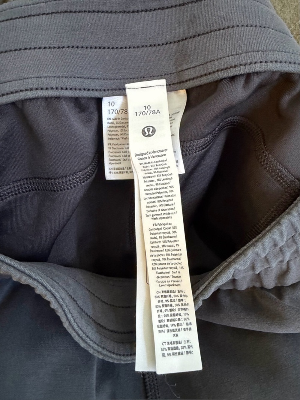 Lululemon Softstreme High-Rise Pant *Regular, Black, Size 10 - Picture 12 of 15
